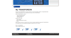 Desktop Screenshot of customer.transporeon.com